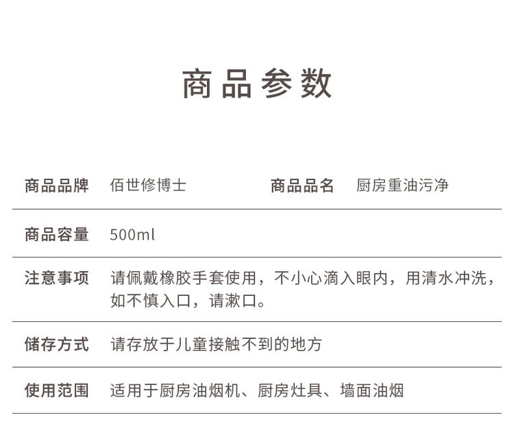 廚房油污凈商品參數(shù)詳情圖 廚房油污凈商品參數(shù)詳情圖