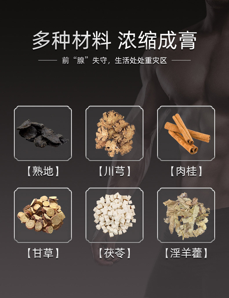 前列腺保健膏多種材料濃縮成膏 前列腺保健膏多種材料濃縮成膏