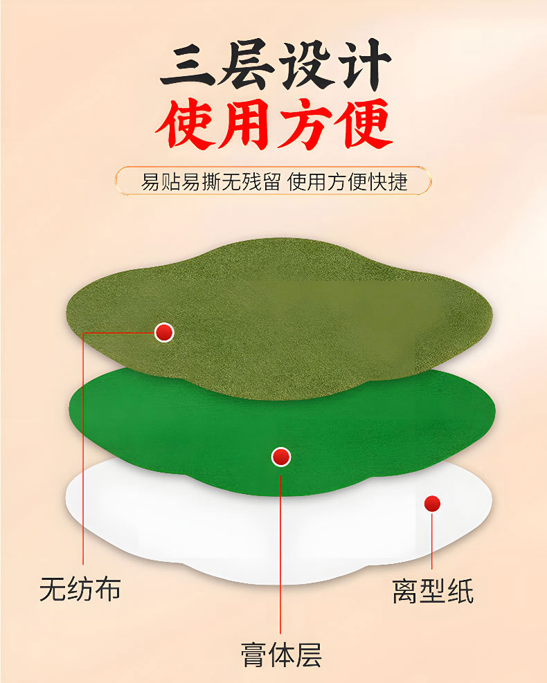 艾草輕身貼采用三層設(shè)計(jì)使用方便 艾草輕身貼采用三層設(shè)計(jì)使用方便