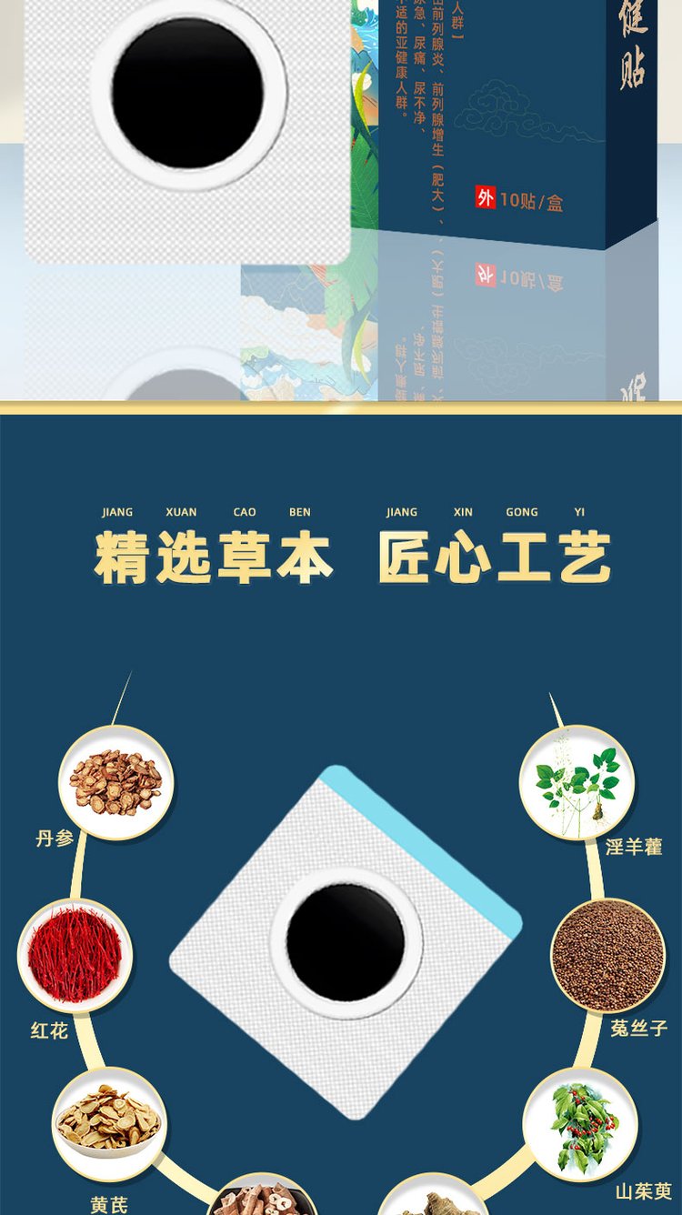 前列腺保健貼精選草本藥材 前列腺保健貼精選草本藥材